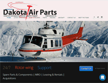 Tablet Screenshot of dakotaairrepair.com